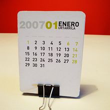 calendario 2007. Design project by Marilu Rodriguez Vita - 01.11.2010