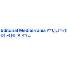 Editorial Mediterrània. Design, and Programming project by Zitruslab Barcelona - 01.19.2010