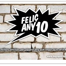 feliç any 10. Design, and Advertising project by enric sabaté - 01.22.2010