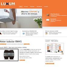 Web Luxum.es. Un proyecto de Diseño, Ilustración tradicional, UX / UI, Informática y Fotografía de Sergio Albors - 23.01.2010