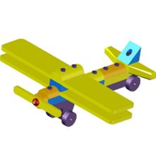 Avioneta. 3D projeto de bella - 24.01.2010