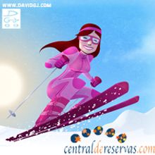 Central De Reservas.com. Traditional illustration, and Advertising project by David GJ - 02.04.2010