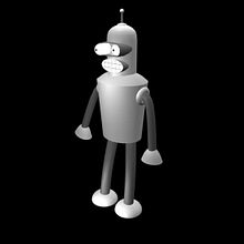 Robot 3D. Design, and 3D project by Lucía Butragueño Díaz-Guerra - 02.08.2010