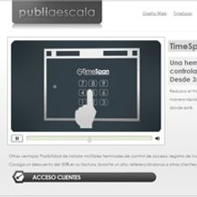 Publiaescala.com. Design, Motion Graphics, and Programming project by Francisco Gallego - 02.10.2010