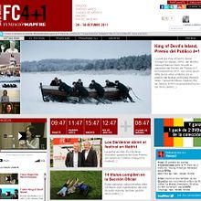 Web Festival de Cine 4+1. Design, Film, Video, TV, Programming, and Advertising project by seven - 02.12.2010