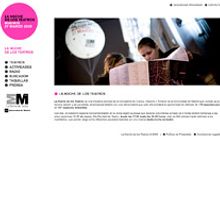 La noche de los teatros. Design, Film, Video, TV, and Programming project by seven - 02.12.2010