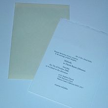 Wedding Invitation. Design project by James Avilez San Francisco California USA - 02.25.2010