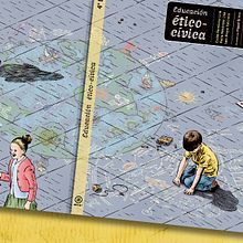 Educación ético-cívica. Design, and Traditional illustration project by Freepress S. Coop. Mad. - 02.26.2010