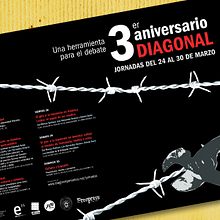 Jornadas "Diagonal: una herramienta de debate". Design, and UX / UI project by Freepress S. Coop. Mad. - 03.03.2010