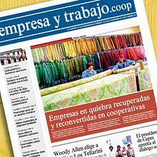Periódico 'empresa y trabajo.coop'. Design project by Freepress S. Coop. Mad. - 03.03.2010