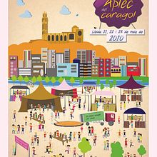 Aplec del Caragol  2010. Design, and Traditional illustration project by Esther msj - 03.08.2010
