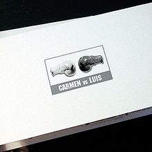 Carmen vs Luís. Design, Traditional illustration, Photograph, and Advertising project by Gende Estudio - 03.10.2010