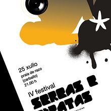 Festival Sereas e Piratas. Design, Traditional illustration, Photograph, Music, and Advertising project by Gende Estudio - 03.17.2010