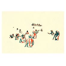 bañistas. Traditional illustration project by Alfonso Muro - 03.20.2010
