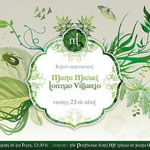 Invitación boda. Design, and Traditional illustration project by Luigi Pop - 03.26.2010