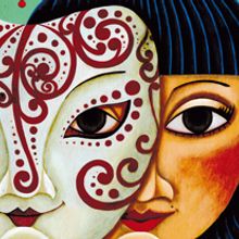 Primer premio de carteles Carnaval Montornés 2010. Traditional illustration project by Núria Altamirano - 03.29.2010