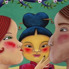 Portada marzo 2009 revista infantil TOC TOC. Traditional illustration project by Núria Altamirano - 03.29.2010