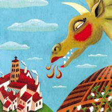 Dragona. Traditional illustration project by Núria Altamirano - 03.29.2010