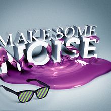 Make some noise. Design, Traditional illustration, and 3D project by We want to believe - 03.30.2010