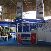 Stand Cubana de Aviación FIHAV 2004. Design, 3D, and Advertising project by Nery Rodriguez Morffi - 04.01.2010