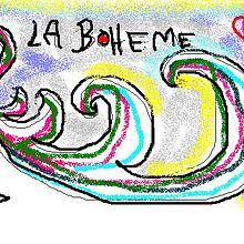 la boheme. Un proyecto de Ilustración tradicional de Rocio - 03.04.2010