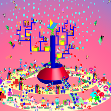 fountain tree, inside luv destructor. Traditional illustration project by ana - 04.05.2010