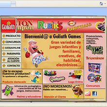 goliathgames.com. Programming, Web Development, and Web Design project by Ingeweb.es Soluciones Informáticas - 09.04.2010