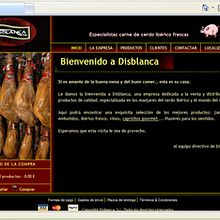 ibericosdisblanca.com. Design, and Programming project by Ingeweb.es Soluciones Informáticas - 04.05.2010