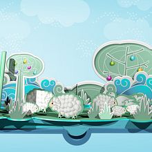 Popup Rios Vivos. Motion Graphics, Traditional illustration, 3D, UX / UI, IT, Photograph, and Advertising project by ktalink - 04.05.2010