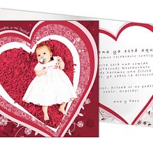 Tarjeta invitación fiesta de nacimiento. Un progetto di Design, Illustrazione tradizionale e Fotografia di Ester Santos Poveda - 18.11.2010