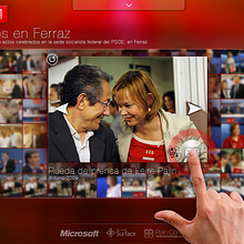 PSOE Surface. Un proyecto de Diseño, Programación, UX / UI e Informática de Roberto Vivancos Galiano - 30.04.2010