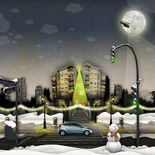 FORD XMAS09. Design, and Traditional illustration project by Nacho Gallego - 05.03.2010