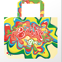 Bershka Ecobag. Design, and Traditional illustration project by Sergio Rodríguez - 05.06.2010