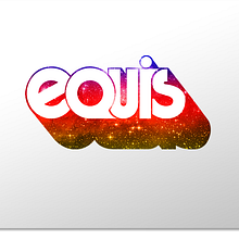 Equis magazine logo. Un proyecto de Diseño e Ilustración tradicional de Sergio Rodríguez - 06.05.2010