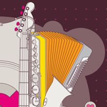Poster I LOVE MUSIC. Design project by Laura Asensio - 05.11.2010