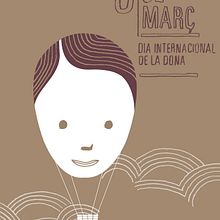 Cartel Dia de la Dona. Un proyecto de Diseño e Ilustración tradicional de Juanjo G. Oller - 20.05.2010