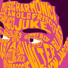 Tipografía y Blues . % José Miguel Pérez Buenaño tarafından hazırlanan Geleneksel illüstras, Ve on projesi - 07.25.2010