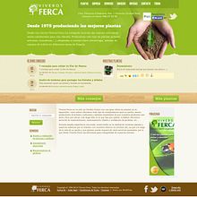 Viveros Ferca - Gestor de contenidos desarrollado para Viveros Ferca s.l Ein Projekt aus dem Bereich Webdesign von Color Vivo Internet - 01.03.2014