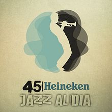 CARTELES JAZZ AL DÍA. Design project by quino romero - 06.03.2010