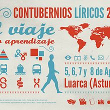 Contubernios Líricos 2010. Design project by quino romero - 06.03.2010