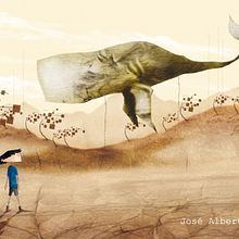 Camino rojo. Traditional illustration project by José Alberto Caja - 06.09.2010