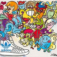 ADIDAS. Un proyecto de Diseño, Motion Graphics, Ilustración tradicional y Publicidad de Jose Carcavilla - 09.06.2010