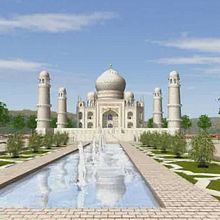 Taj-Mahal. Design, Motion Graphics, and 3D project by Iván Tapia Barranco - 06.30.2001