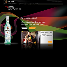 Interfaz Bacardi. Un proyecto de Diseño e Ilustración tradicional de Gerard Girbes Berges - 16.10.2010