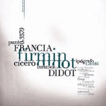 Cartel Didot. Design project by Silvia Gonzalo Gil - 06.18.2010