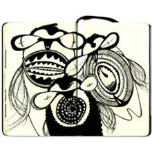 Cuaderno de bocetos. Design, and Traditional illustration project by Elvira Rojas - 06.30.2010