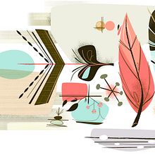 I Love Mid Century 1. Traditional illustration project by fantastic_hysteria - 07.01.2010