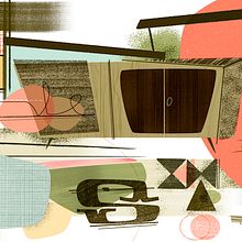 I Love Mid Century 2. Traditional illustration project by fantastic_hysteria - 07.01.2010