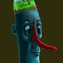 Blub-Blub. Design, and Traditional illustration project by Judit Frigola - 07.05.2010