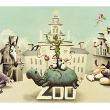 Antwerpen Zoo. Design, Traditional illustration, and Advertising project by Antonio Segura Donat - 07.13.2010